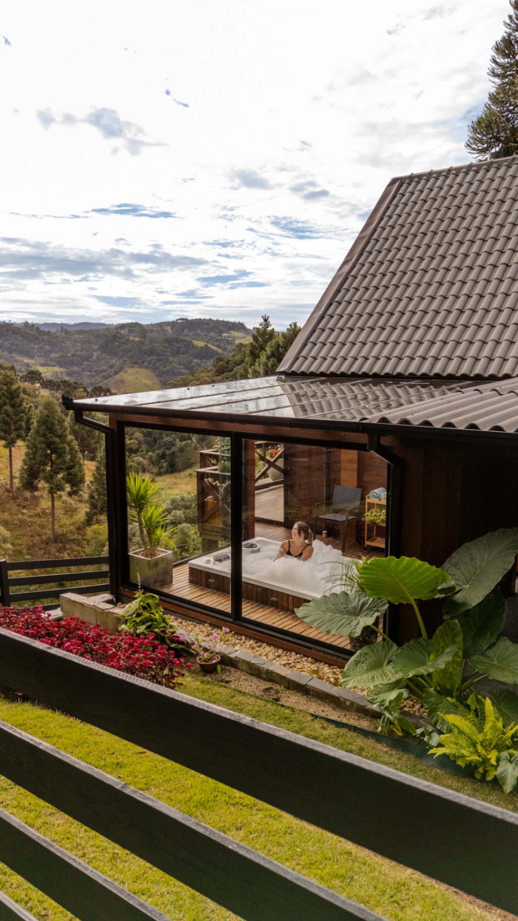 Spa com vista panorâmica